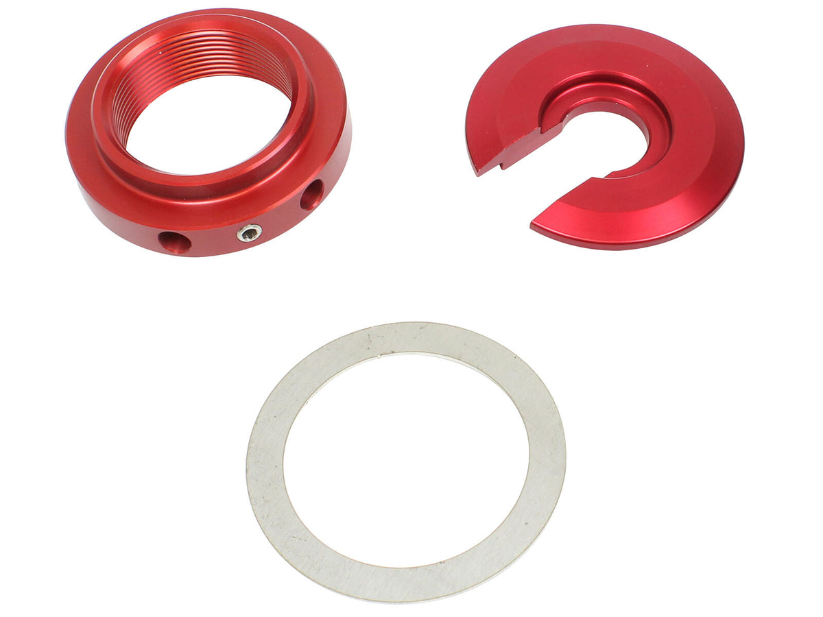 Sway-A-Way 2.5 Coilover Spring Seat Collar Kit, Single Rate, Flat Seat aFe Power