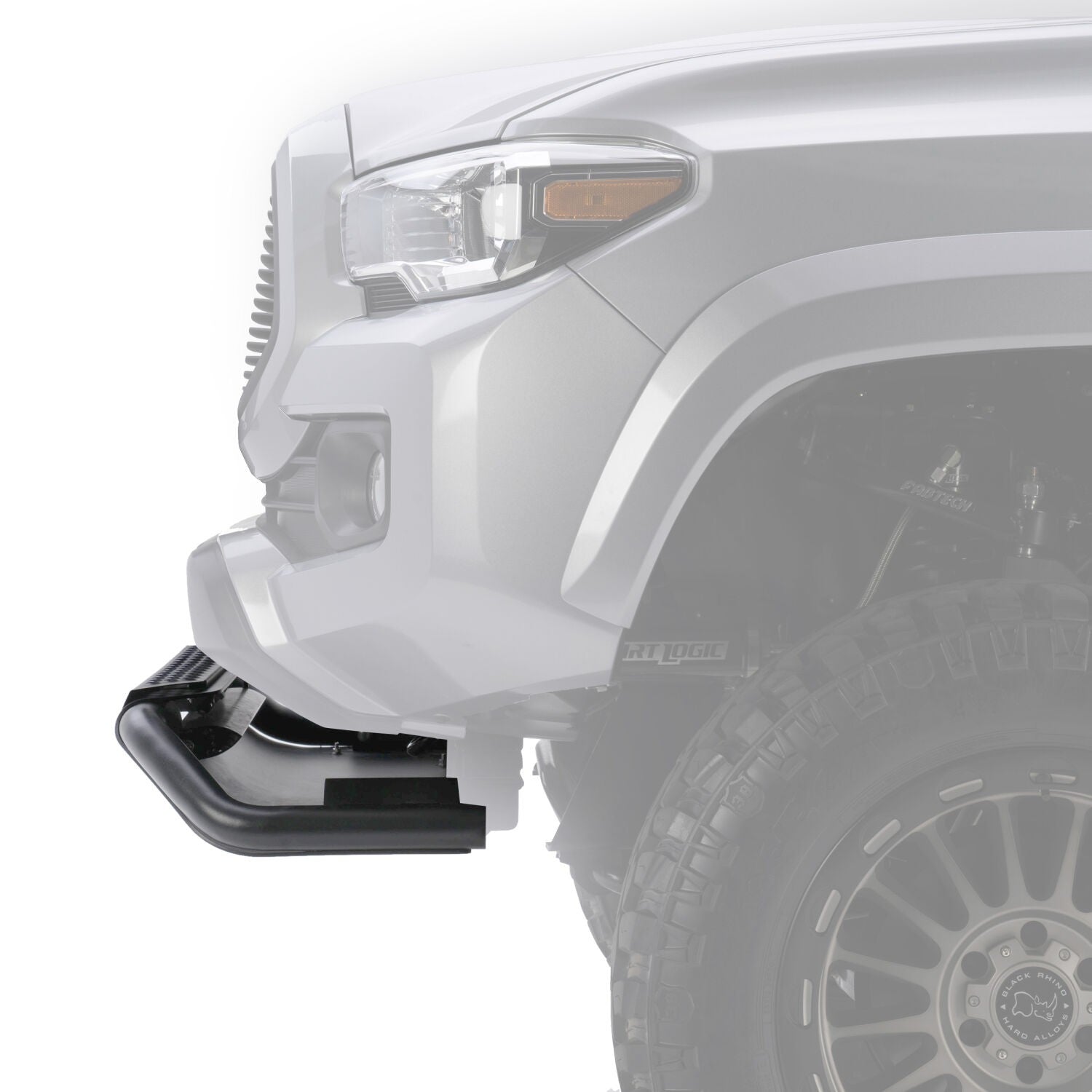 RC3 LR with Mounting Brackets & 20 Inch Light Bar Textured Black 2015-2020 Colorado/Canyon Go Rhino-4