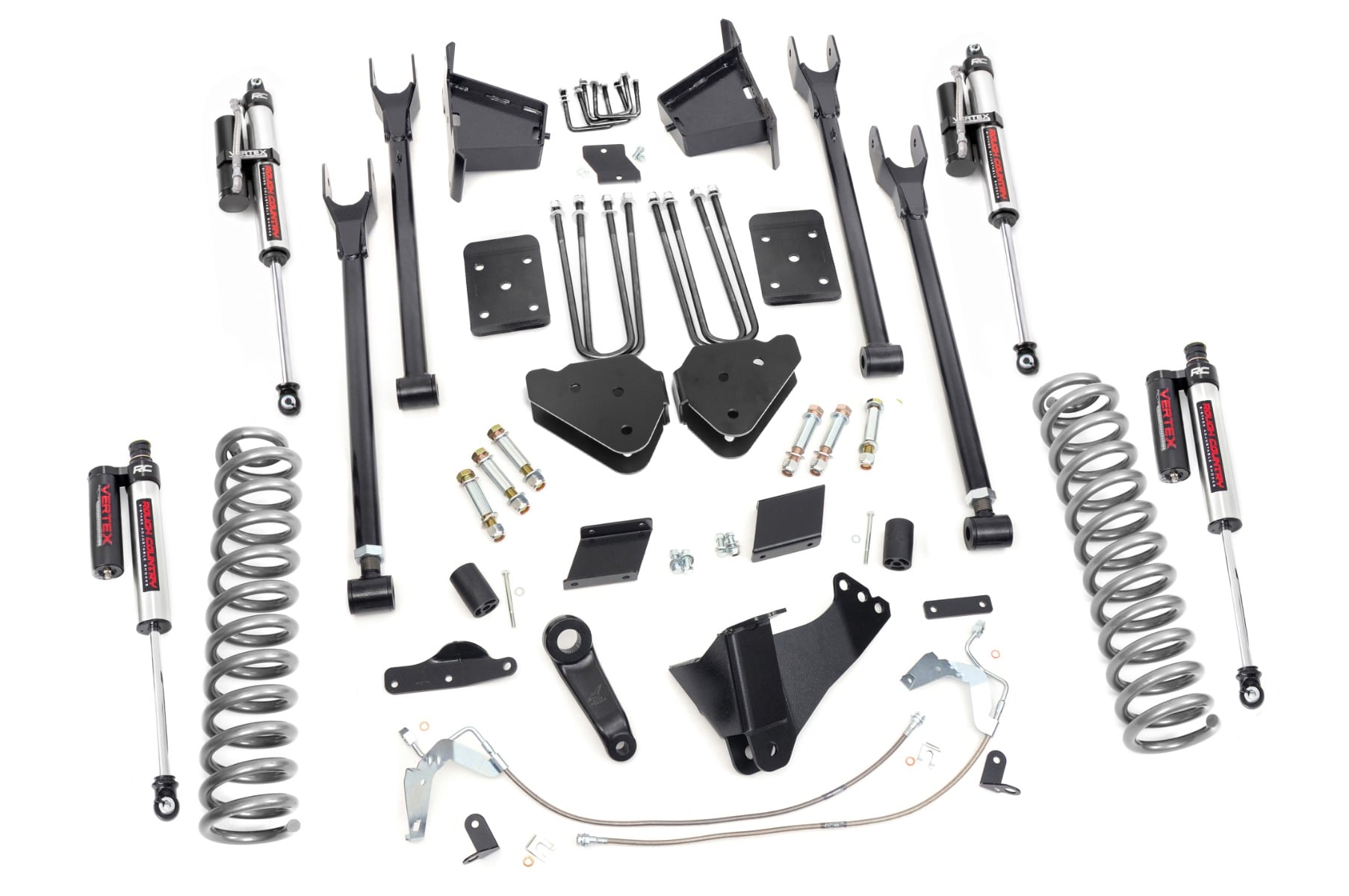 6 Inch Lift Kit 4-Link OVLD Vertex Ford F-250 Super Duty 4WD (11-14) Rough Country