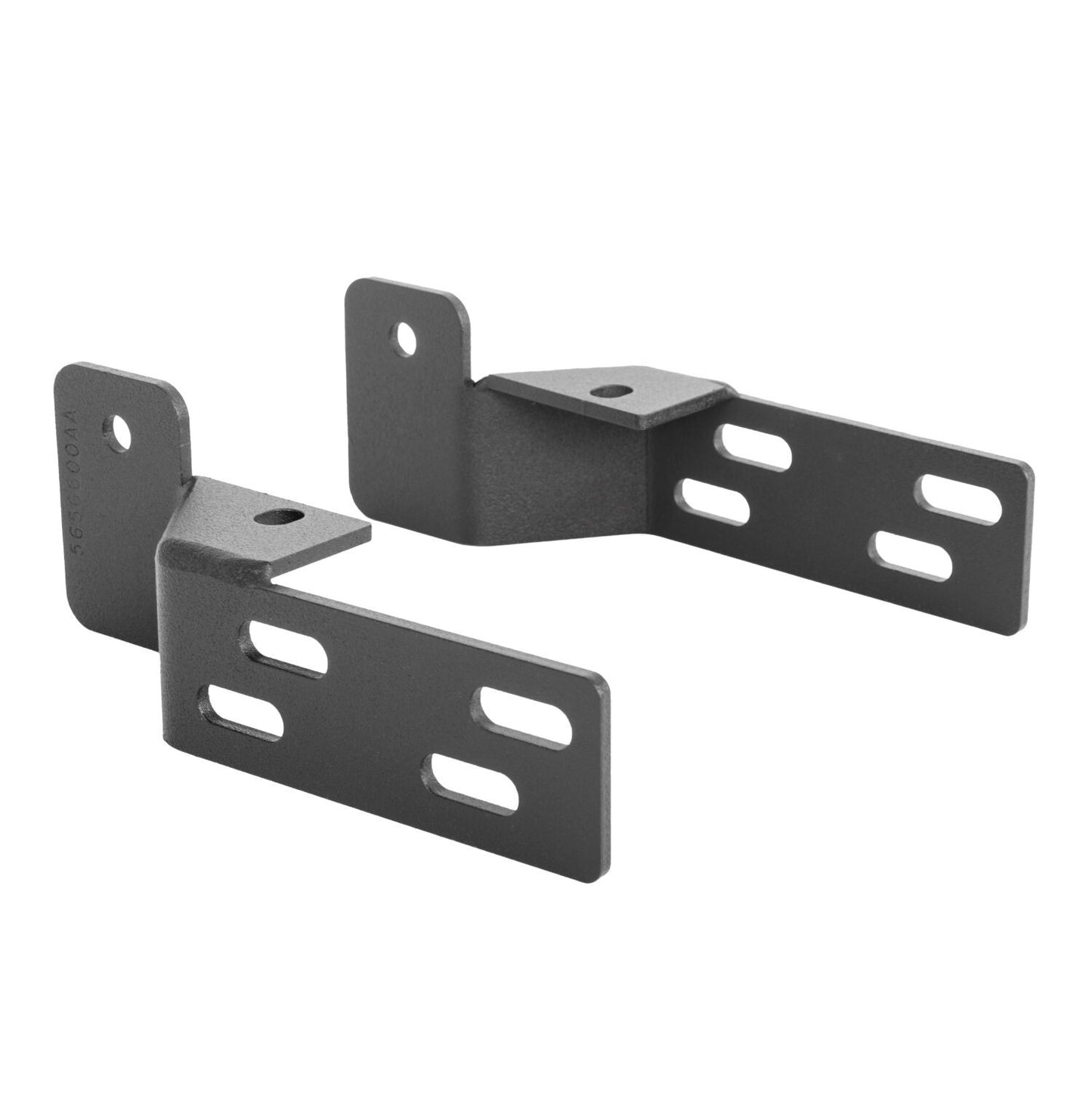 RC4LR & RC3 LR Mounting Brackets Only Textured Black 2016-2024 Toyota 4Runner Go Rhino-1