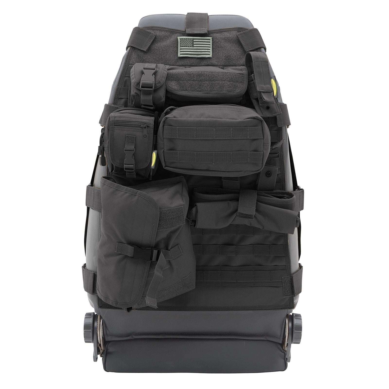 Gear Seat Cover Front Black 76-18 CJ & Wrangler YJ/TJ/LJ/JK Smittybilt