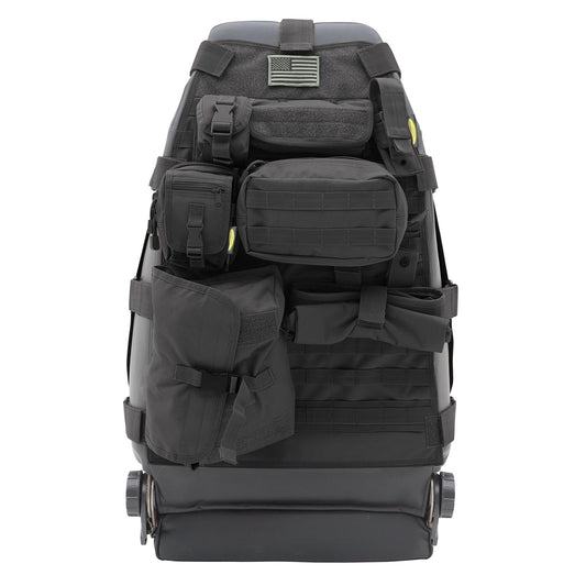 Gear Seat Cover Front Black 76-18 CJ & Wrangler YJ/TJ/LJ/JK Smittybilt