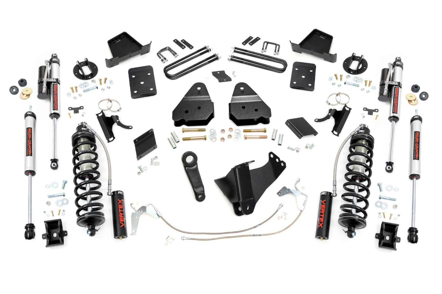 6 Inch Lift Kit Gas OVLD C/O Vertex Ford F-250 Super Duty (11-14) Rough Country