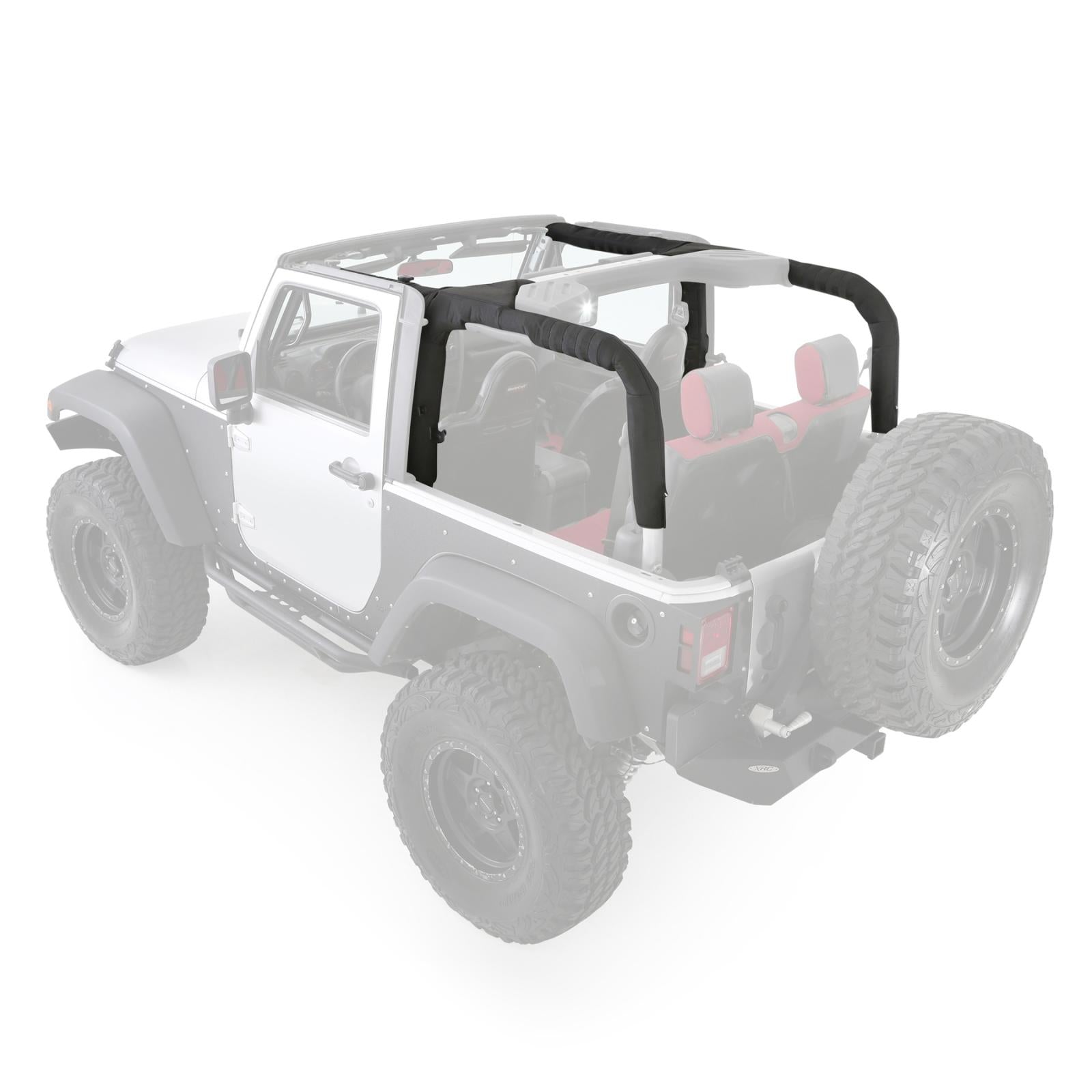 Replacement Molle Sport Bar Cover Kit 2007-2018 Jeep Wrangler JK 2 Door Smittybilt