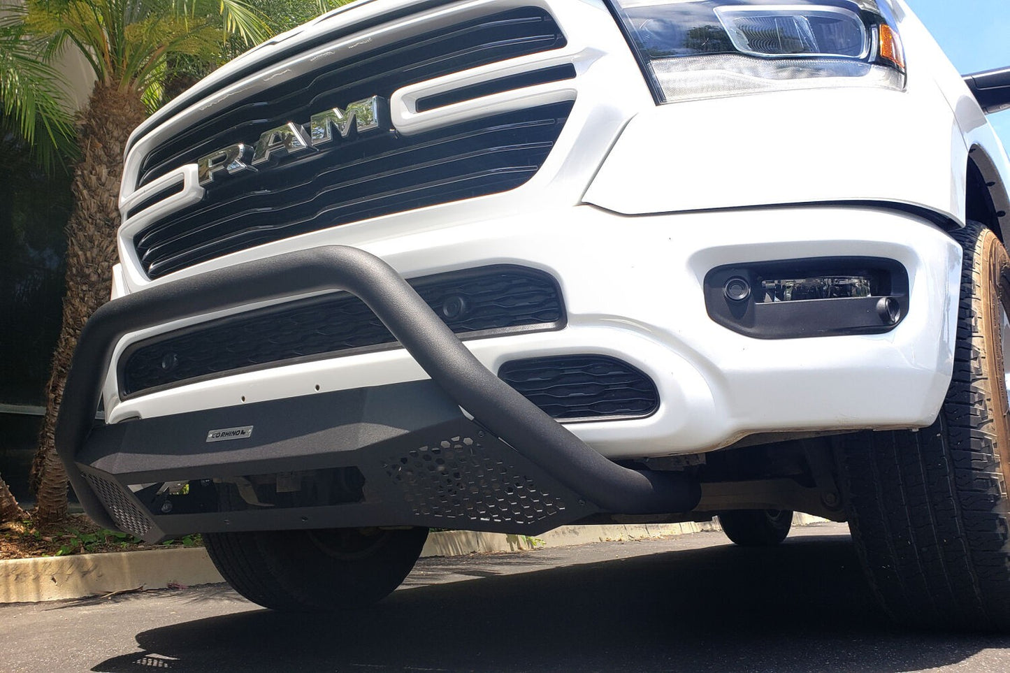RC4LR & RC3 LR Mounting Brackets Only Textured Black 2019-2025 Ram 1500 Go Rhino-3