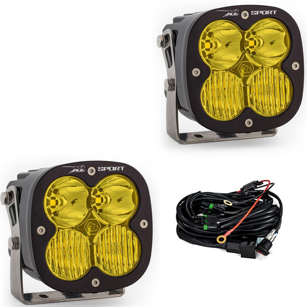 LED Light Pods Amber Lens Pair XL Sport Series Baja Designs-3