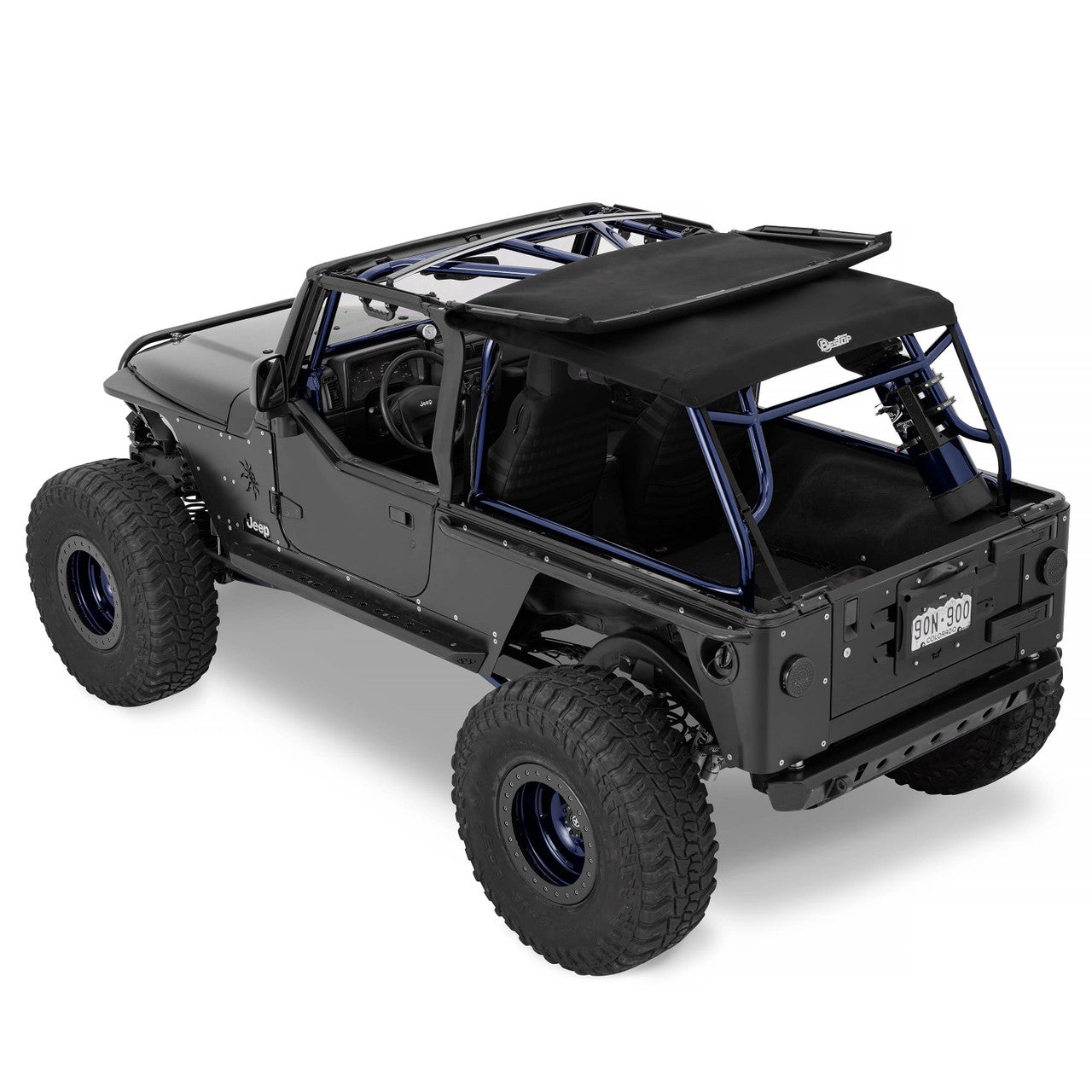Bestop Trektop Slantback Soft Top For Jeep 2004-2006 Wrangler TJ Bestop