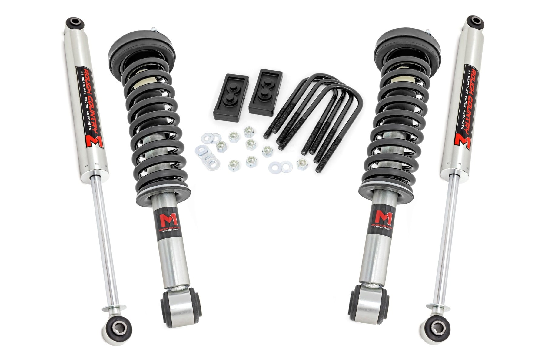 2 Inch Lift Kit M1 Struts/M1 Ford F-150 4WD (2009-2013) Rough Country