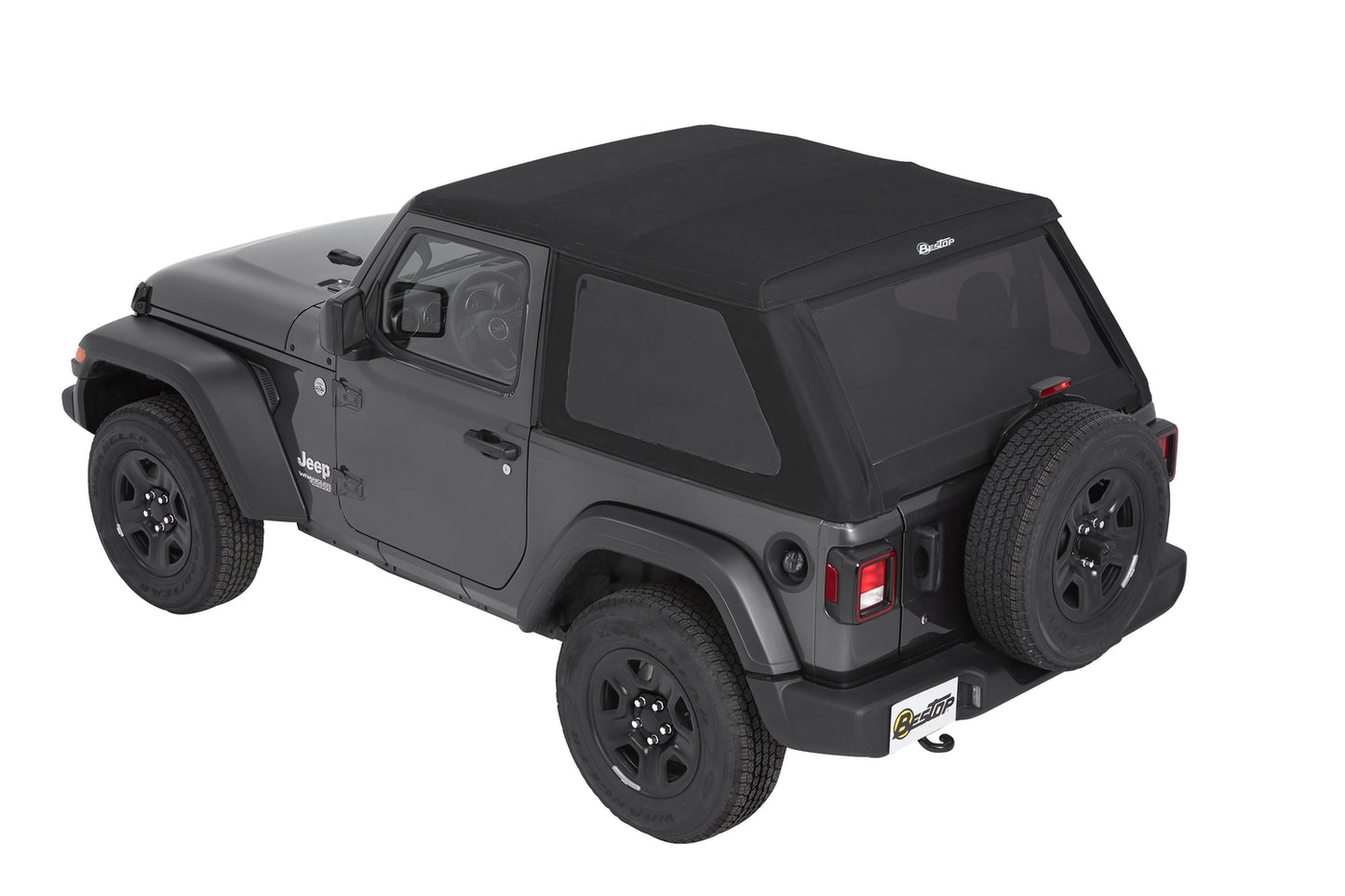 Bestop Trektop Slantback Soft Top For Jeep 2018-Current Wrangler JL 2 Door Bestop