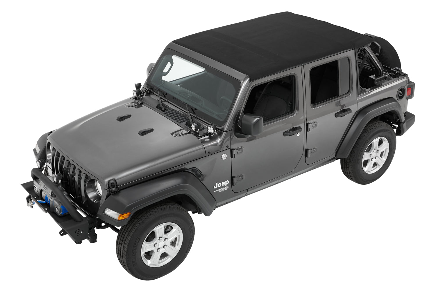 Bestop Trektop Slantback Soft Top For Jeep 2018-Current Wrangler JL 4 Door Bestop