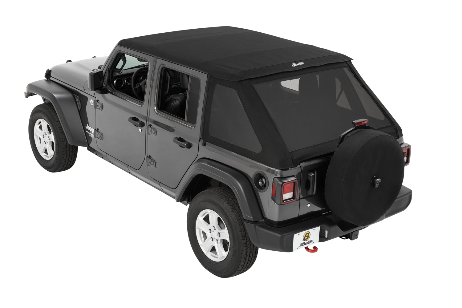 Bestop Trektop Slantback Soft Top For Jeep 2018-Current Wrangler JL 4 Door Bestop