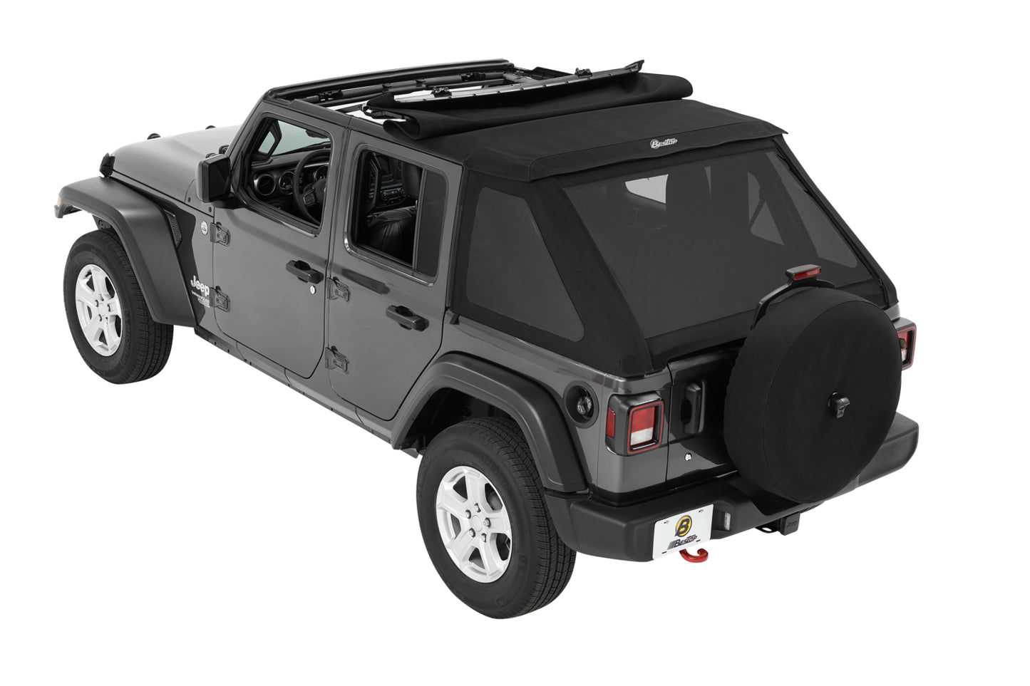 Bestop Trektop Slantback Soft Top For Jeep 2018-Current Wrangler JL 4 Door Bestop