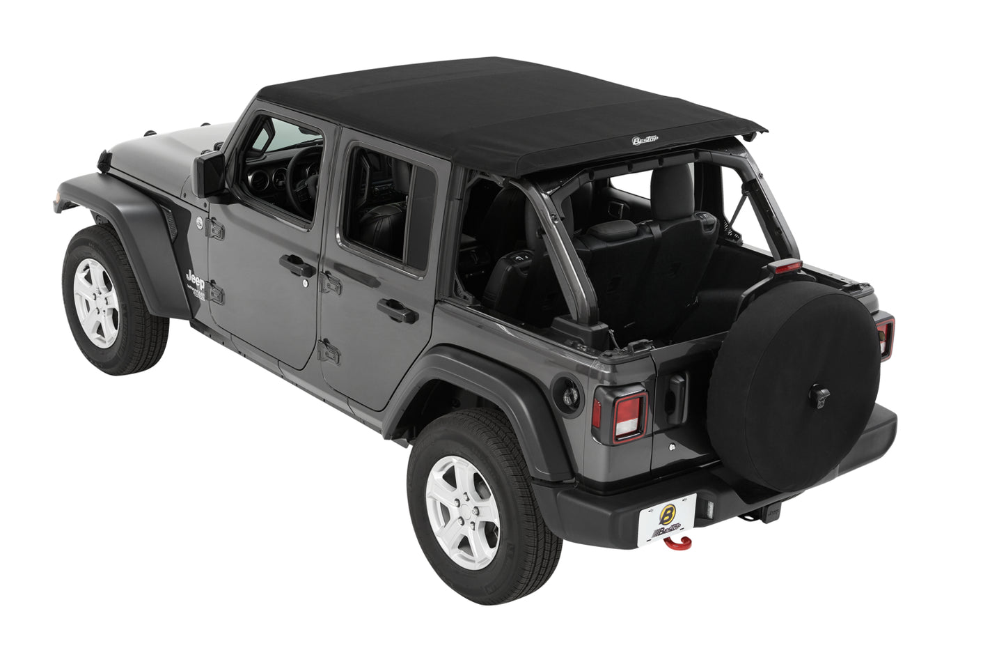Bestop Trektop Slantback Soft Top For Jeep 2018-Current Wrangler JL 4 Door Bestop
