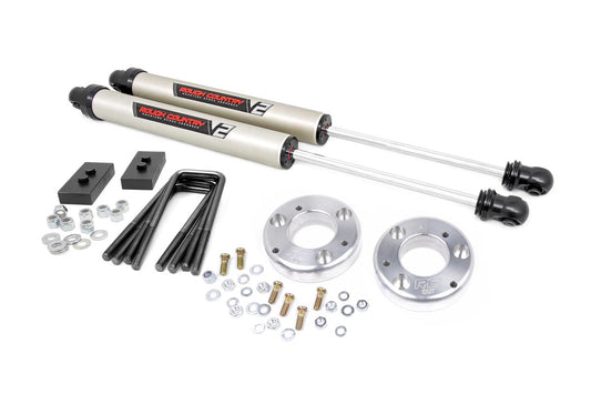 Rough Country 2 Inch Leveling Lift Kit w/V2 Shocks 09-13 F-150 Rough Country