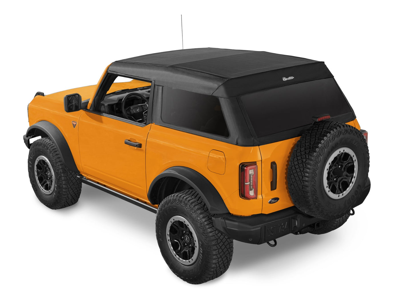 Bestop Trektop Slantback Soft Top For Ford 2021-2024 Bronco 2 Door No Raptor Bestop