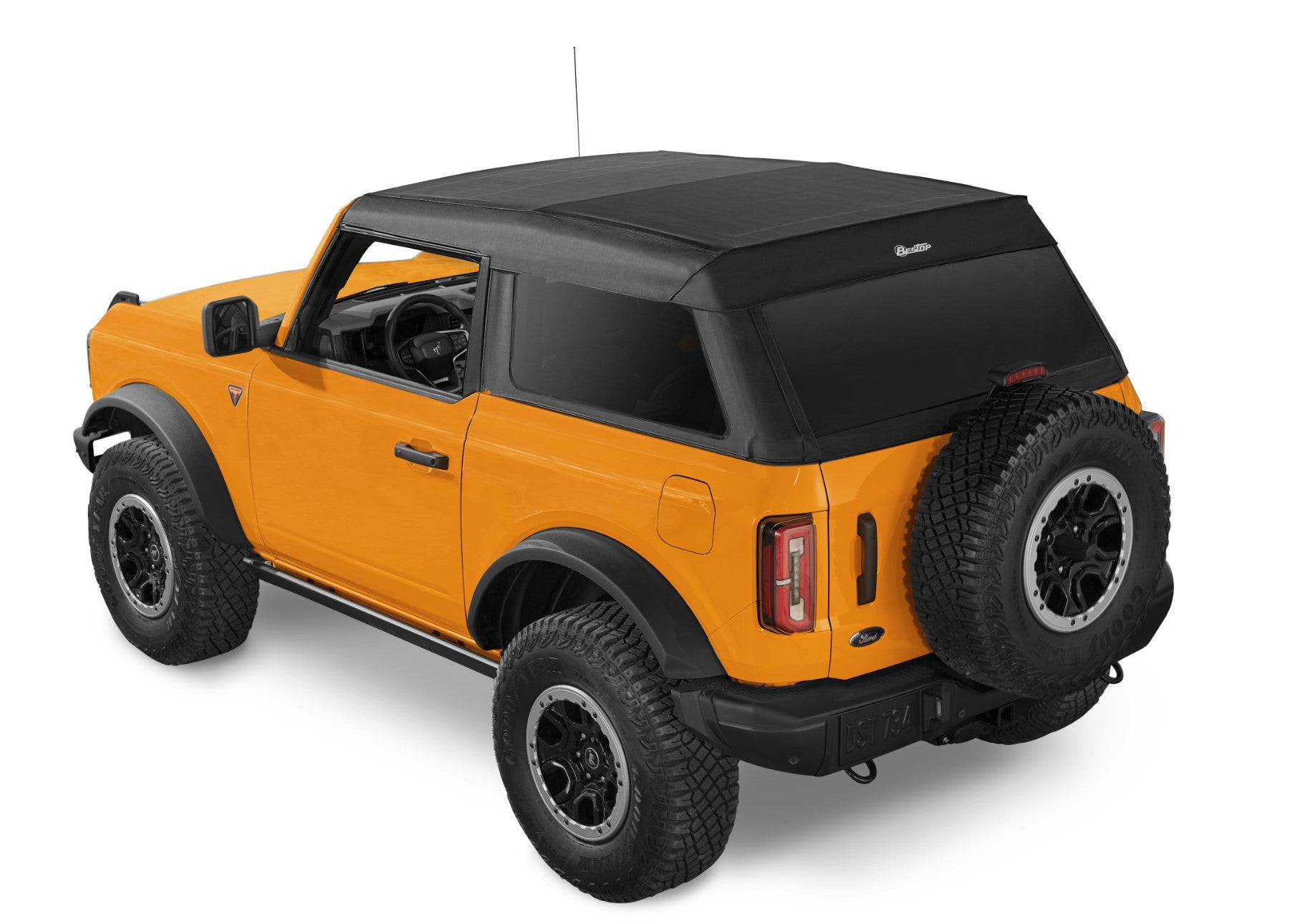 Bestop Trektop Slantback Soft Top For Ford 2021-2024 Bronco 2 Door No Raptor Bestop