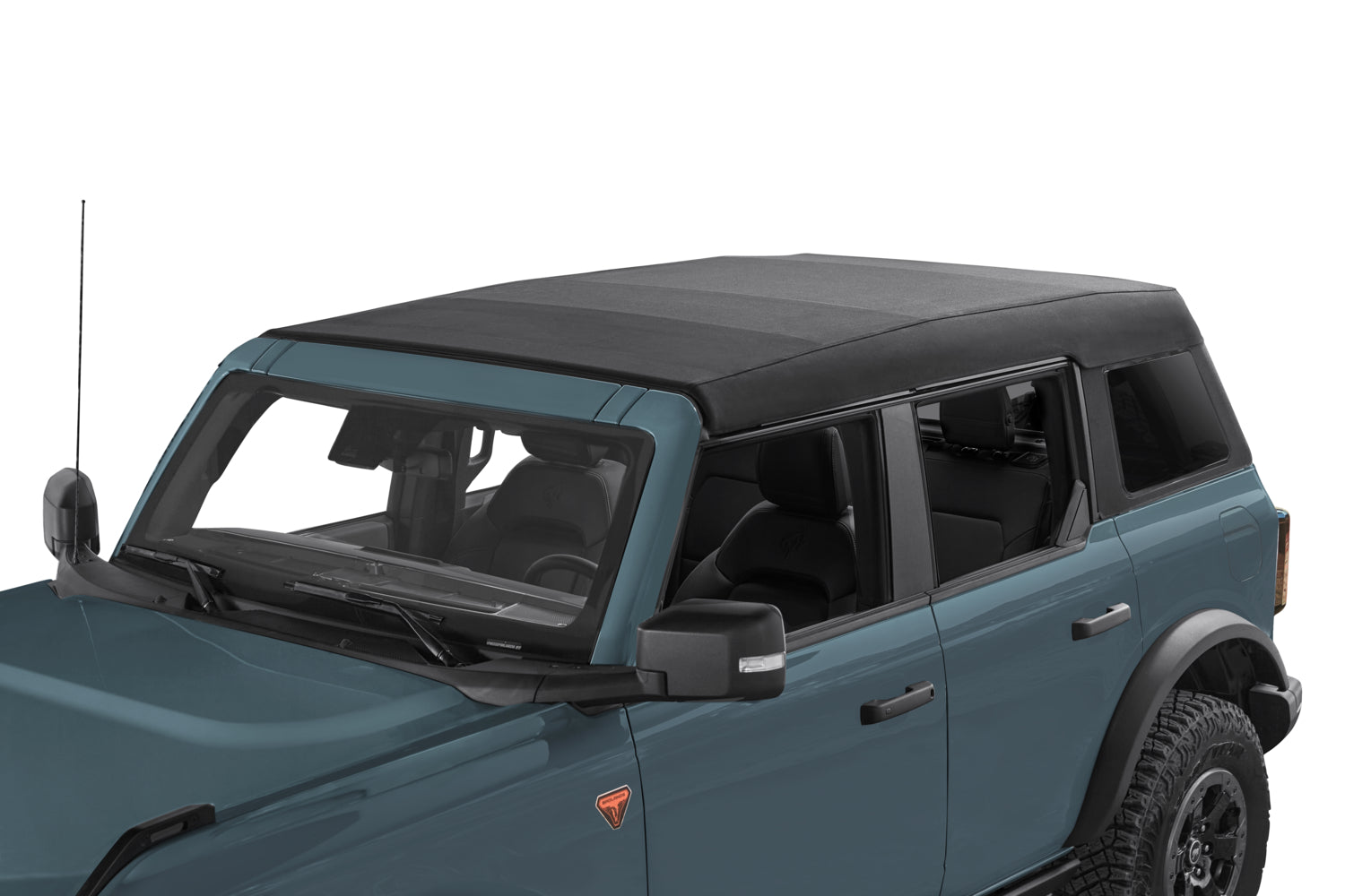 Bestop Trektop Slantback Soft Top For Ford 2021-2024 Bronco 4 Door No Raptor Premium Fabric Bestop