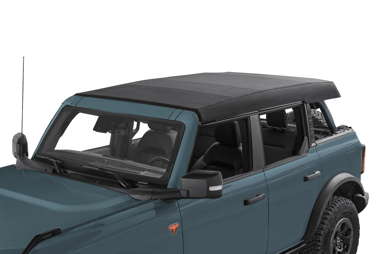 Bestop Trektop Slantback Soft Top For Ford 2021-2024 Bronco 4 Door No Raptor Premium Fabric Bestop
