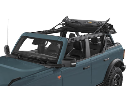 Trektop Slantback Soft Top For Ford 2021-2024 Bronco 4 Door No Raptor Premium Fabric Bestop-6