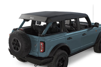 Trektop Slantback Soft Top For Ford 2021-2024 Bronco 4 Door No Raptor Premium Fabric Bestop-2