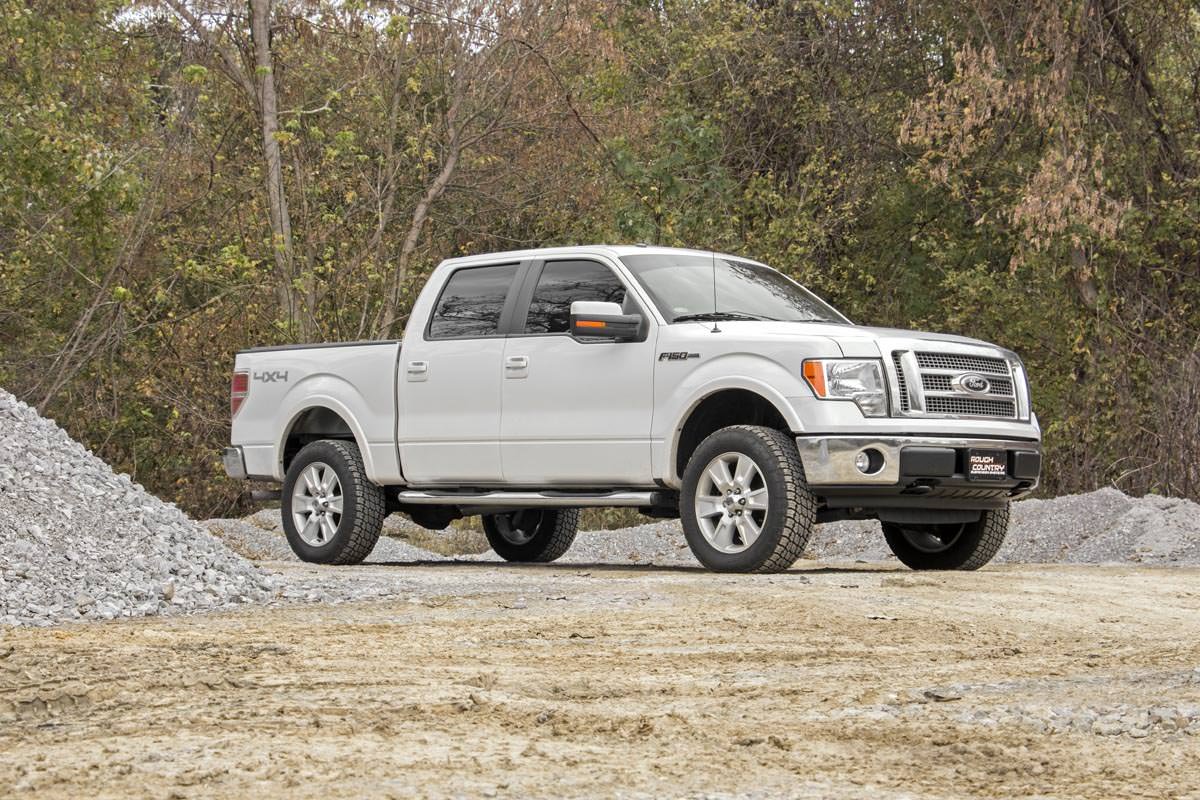 2 Inch Leveling Billet Strut Extensions 09-13 F-150 Rough Country-6