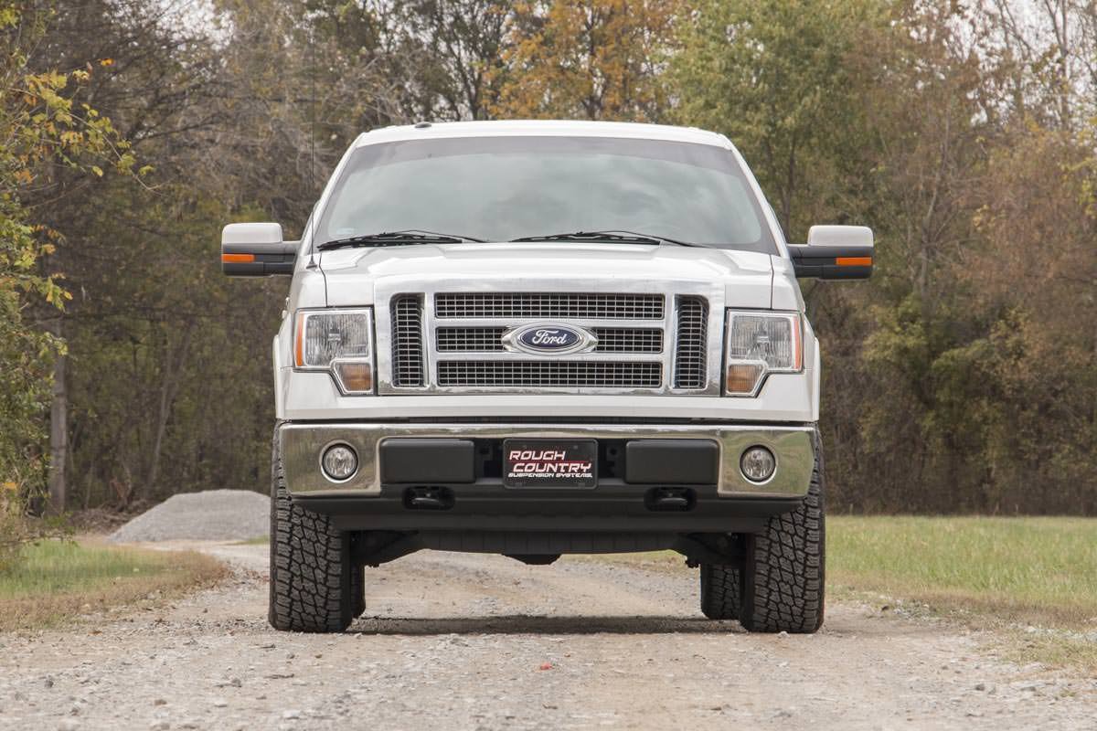 Rough Country 2 Inch Leveling Billet Strut Extensions 09-13 F-150 Rough Country