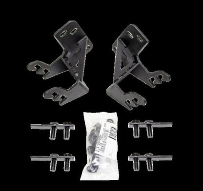 RC3 LR with Mounting Brackets & 20 Inch Light Bar Textured Black 2017-2022 Ford F-250/F-350 Go Rhino-2