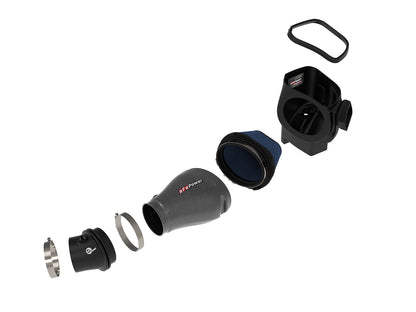 Track Series Carbon Fiber Intake System w/ Pro 5R Filter Jeep Grand Cherokee Trackhawk (WK2) 2018 V8-6.2L (sc) aFe Power-1