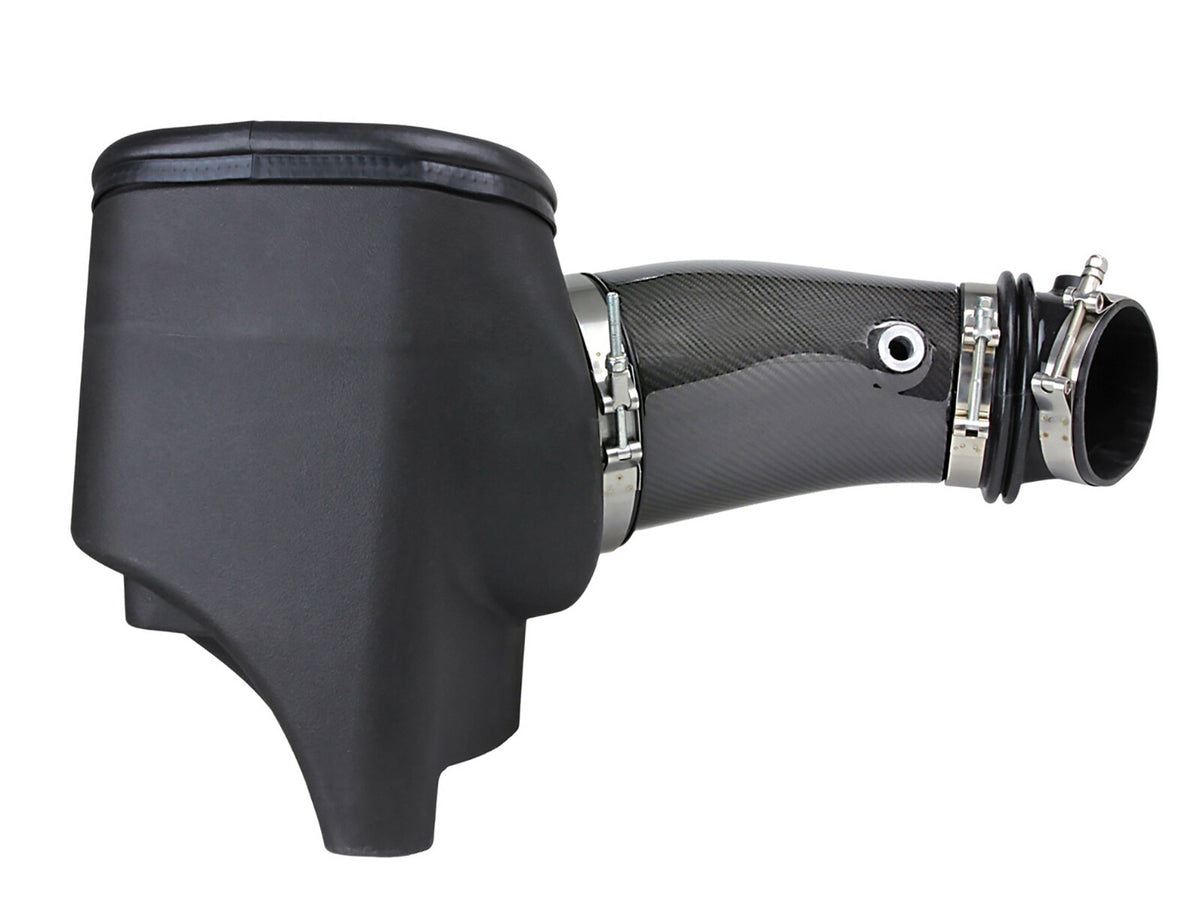 Track Series Carbon Fiber Intake System w/ Pro 5R Filter Jeep Grand Cherokee Trackhawk (WK2) 2018 V8-6.2L (sc) aFe Power-4