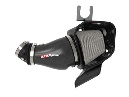 Track Series Carbon Fiber Intake System w/ Pro Dry S Filter Jeep Grand Cherokee Trackhawk (WK2) 19-21/ Dodge Durango Hellcat 21-26 V8-6.2L (sc) aFe Power-4