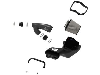 Track Series Carbon Fiber Intake System w/ Pro Dry S Filter Ford F-150 Raptor 17-20 V6-3.5L (tt) aFe Power-1