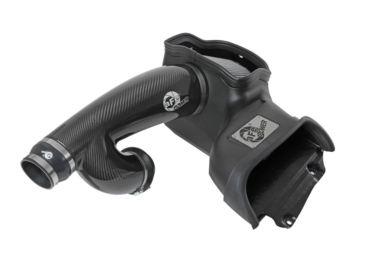 Track Series Carbon Fiber Intake System w/ Pro Dry S Filter Ford F-150 Raptor 17-20 V6-3.5L (tt) aFe Power-2