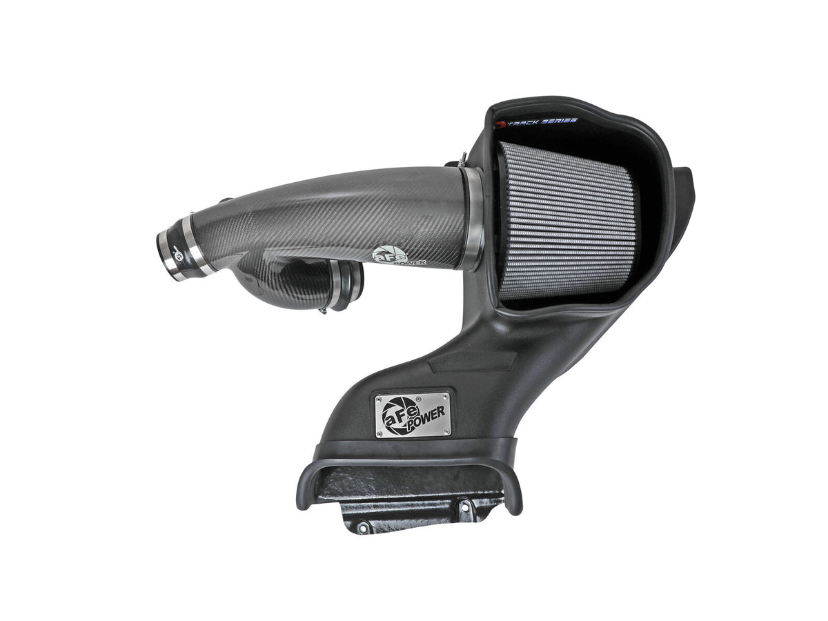 Track Series Carbon Fiber Intake System w/ Pro Dry S Filter Ford F-150 Raptor 17-20 V6-3.5L (tt) aFe Power-4