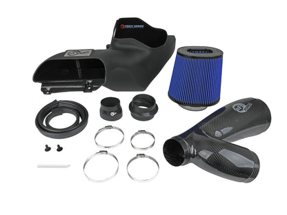 Track Series Carbon Fiber Intake System w/ Pro 5R Filter Ford F-150 Raptor 17-20 V6-3.5L (tt) aFe Power-2