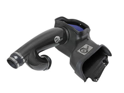 Track Series Carbon Fiber Intake System w/ Pro 5R Filter Ford F-150 Raptor 17-20 V6-3.5L (tt) aFe Power-3
