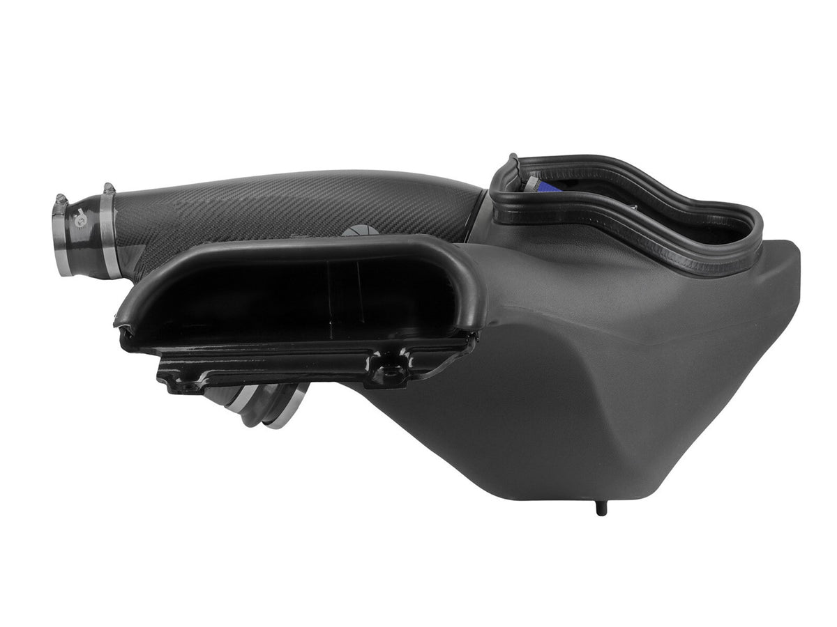 Track Series Carbon Fiber Intake System w/ Pro 5R Filter Ford F-150 Raptor 17-20 V6-3.5L (tt) aFe Power-4