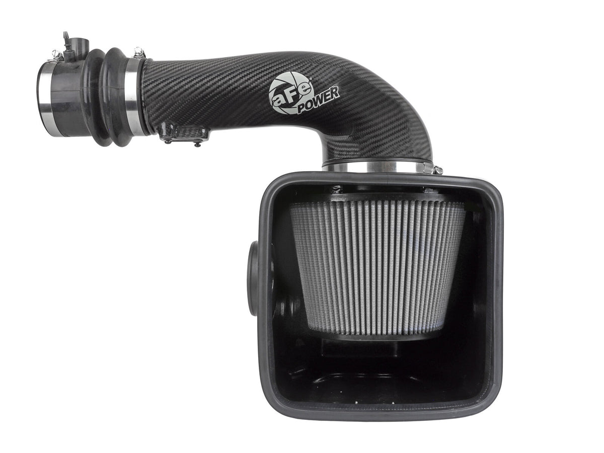 Track Series Carbon Fiber Intake System w/ Pro Dry S Filter Nissan Patrol (Y61) 17-24 L6-4.8L aFe Power-4