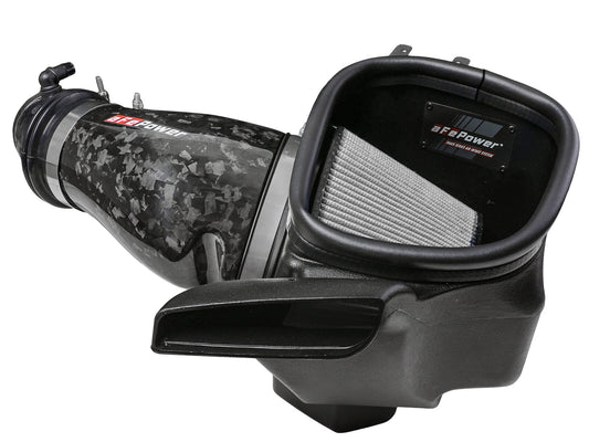 Track Series Carbon Fiber Intake System w/ Pro Dry S Filter Dodge Durango SRT Hellcat 21-26 V8-6.2L (sc) aFe Power