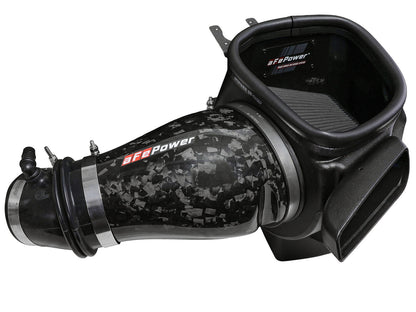 Track Series Carbon Fiber Intake System w/ Pro 5R Filter Black Dodge Durango SRT Hellcat 21-26 V8-6.2L (sc) aFe Power-2