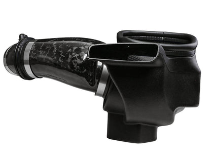Track Series Carbon Fiber Intake System w/ Pro 5R Filter Black Dodge Durango SRT Hellcat 21-26 V8-6.2L (sc) aFe Power-3