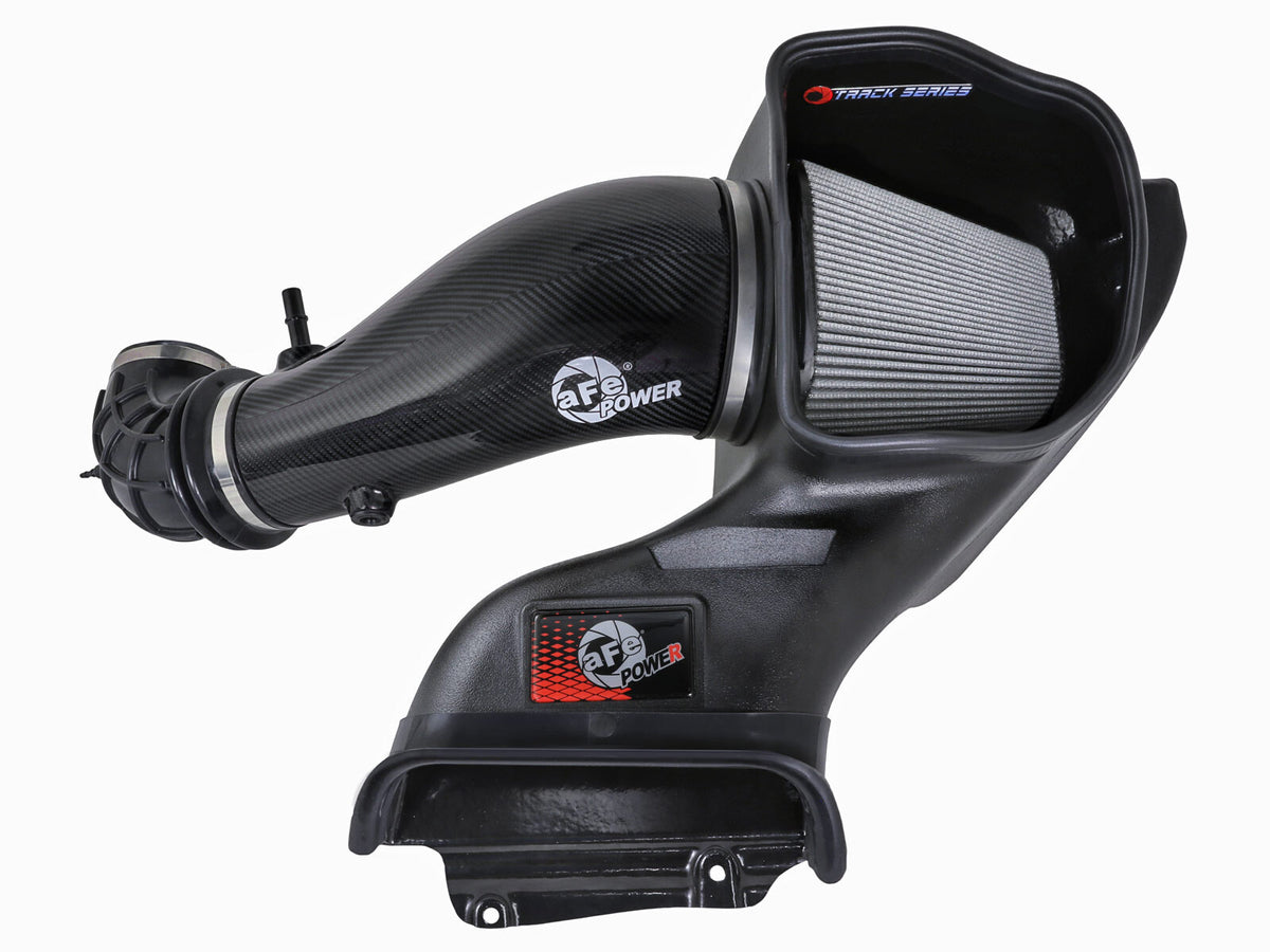 Track Series Carbon Fiber Intake System w/ Pro Dry S Filter Ford F-150 Raptor R 23-26 V8-5.2L (sc) aFe Power-4