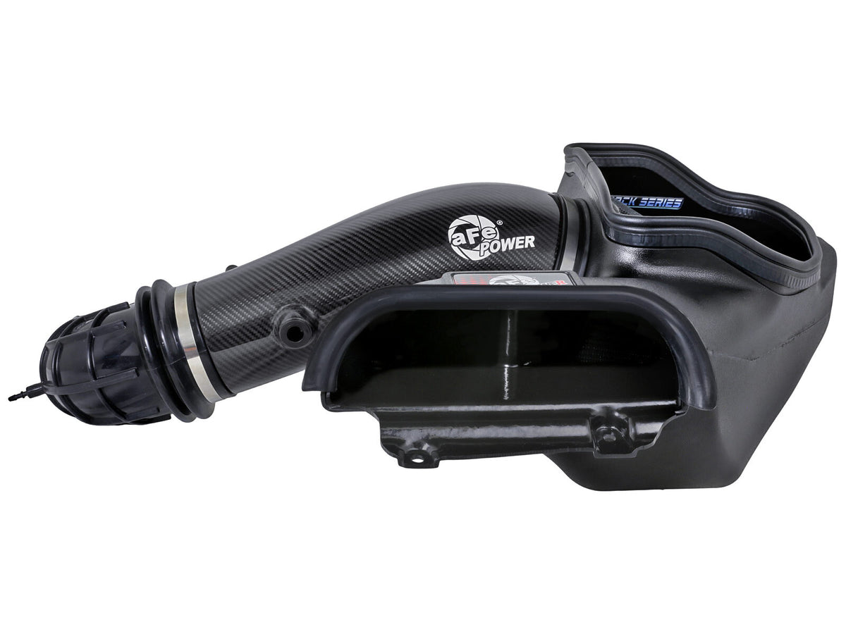 Track Series Carbon Fiber Intake System w/ Pro 5R Filter Black Ford F-150 Raptor R 23-26 V8-5.2L (sc) aFe Power-3