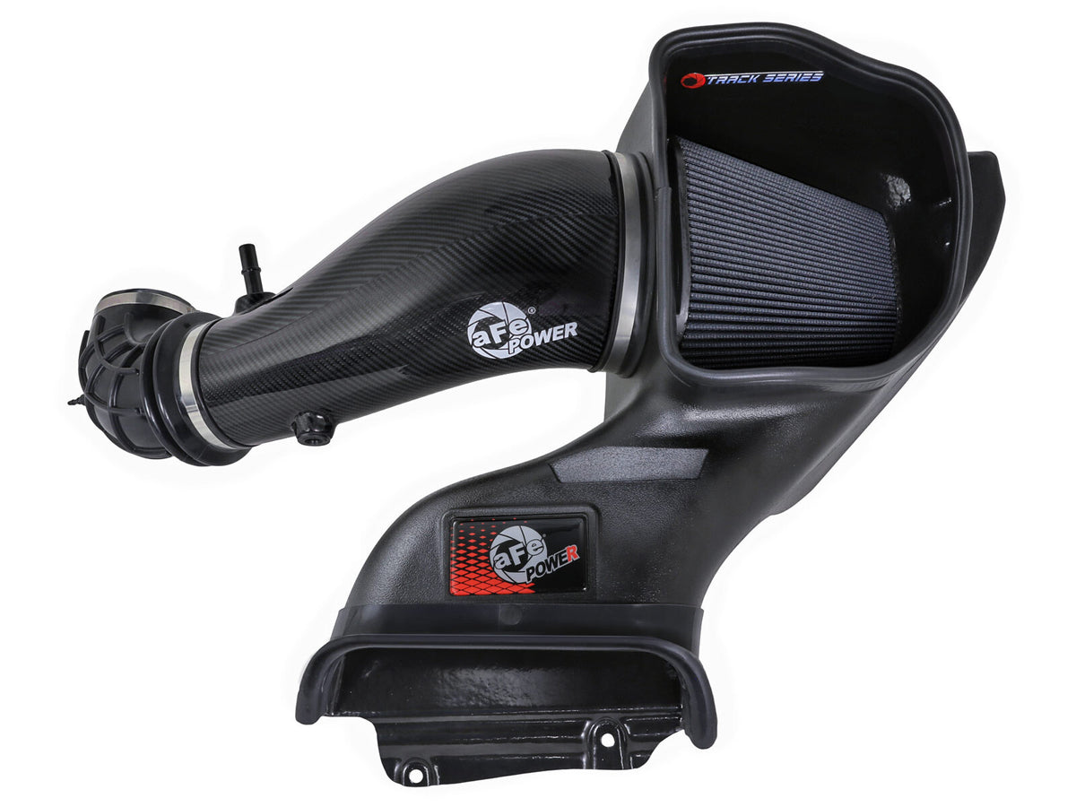 Track Series Carbon Fiber Intake System w/ Pro 5R Filter Black Ford F-150 Raptor R 23-26 V8-5.2L (sc) aFe Power-4