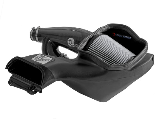 Track Series Carbon Fiber Intake System w/ Pro Dry S Filter Ford F-150 Raptor 21-26 V6-3.5L (tt) aFe Power