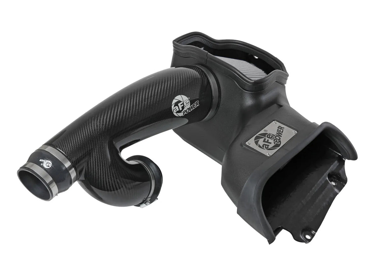 Track Series Carbon Fiber Intake System w/ Pro Dry S Filter Ford F-150 Raptor 21-26 V6-3.5L (tt) aFe Power-2
