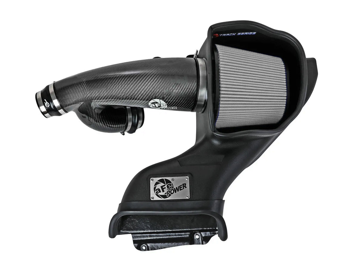 Track Series Carbon Fiber Intake System w/ Pro Dry S Filter Ford F-150 Raptor 21-26 V6-3.5L (tt) aFe Power-4