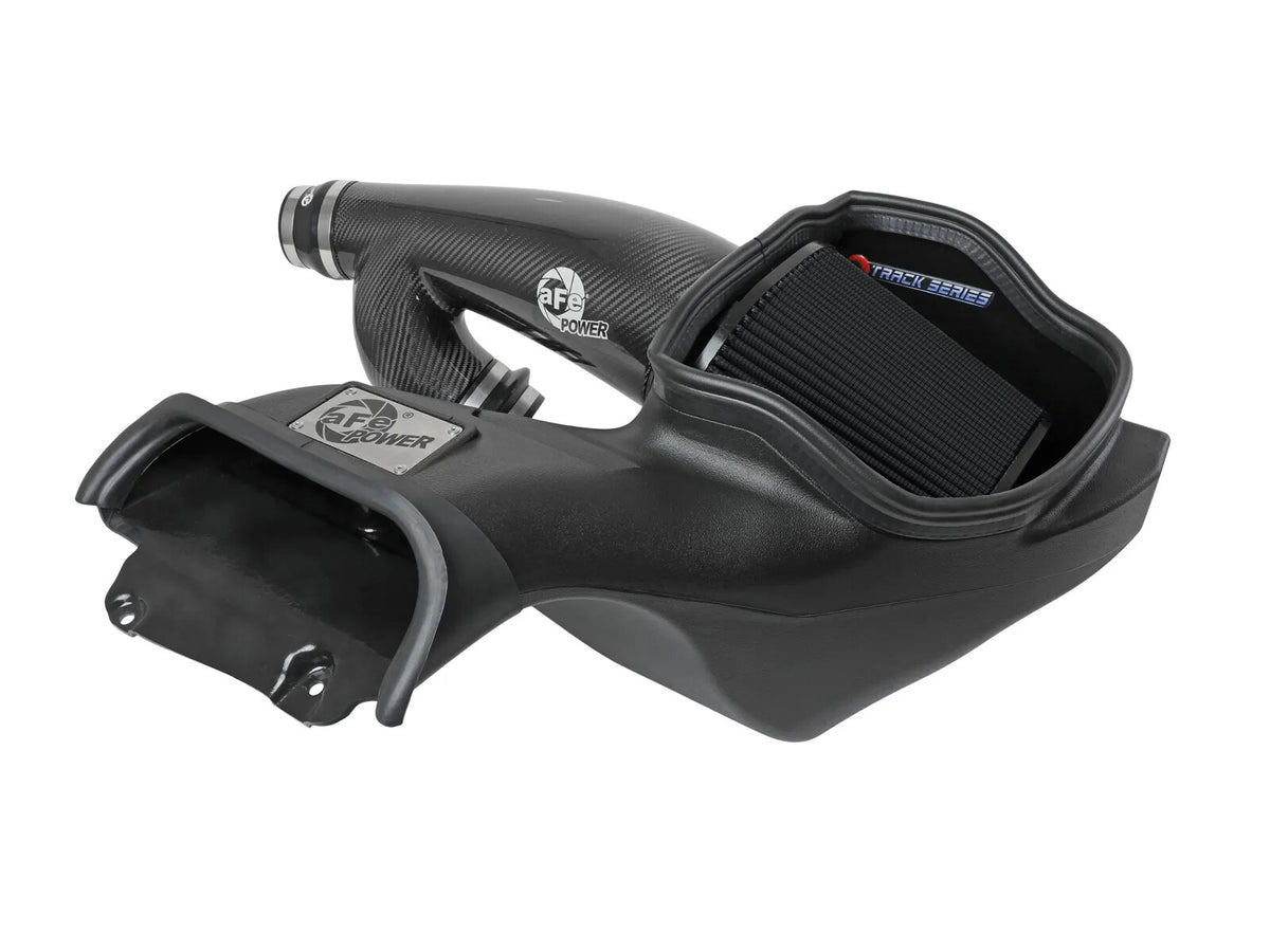 Track Series Carbon Fiber Intake System w/ Pro 5R Filter Black Ford F-150 Raptor 21-26 V6-3.5L (tt) aFe Power