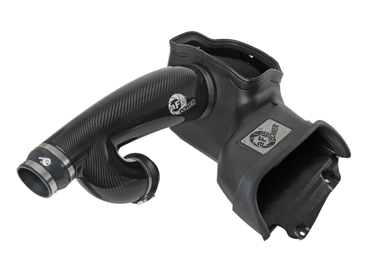 Track Series Carbon Fiber Intake System w/ Pro 5R Filter Black Ford F-150 Raptor 21-26 V6-3.5L (tt) aFe Power-2