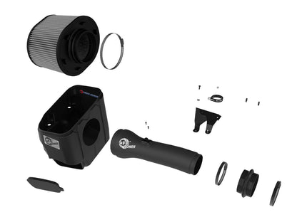 Track Series Carbon Fiber Intake System w/ Pro Dry S Filter Ram 1500 Rho 25-26 L6-3.0L (tt) aFe Power-1