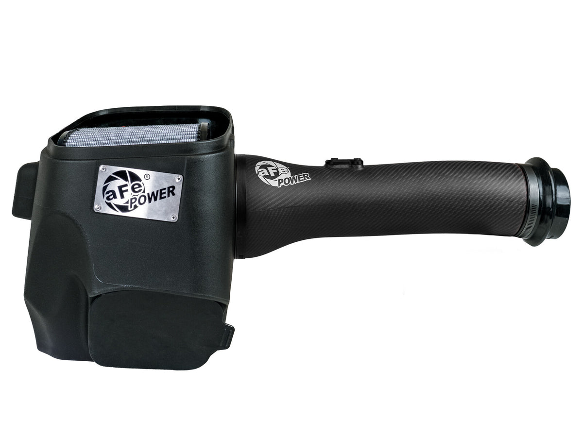 Track Series Carbon Fiber Intake System w/ Pro Dry S Filter Ram 1500 Rho 25-26 L6-3.0L (tt) aFe Power-3